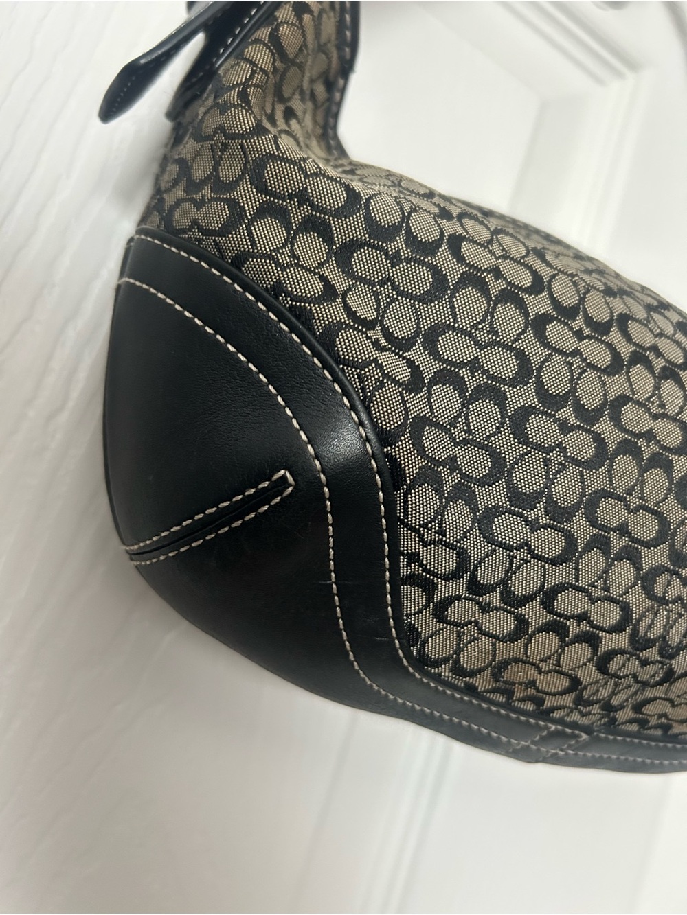 VINTAGE Y2K Coach Signature SoHo Mini Hobo Bag - Picture 5 of 5